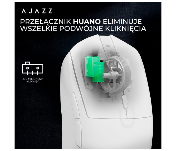 Ajazz AJ139 V2 MC 3311 ze stacją dokującą biała - 1536391 - zdjęcie 11